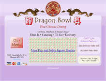Tablet Screenshot of dragonbowlaz.com